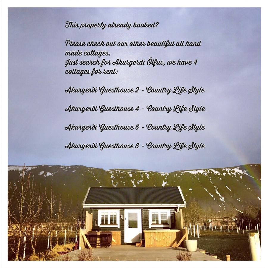 Akurgerthi Guesthouse 2 - Country Life Style Olfus Exterior foto